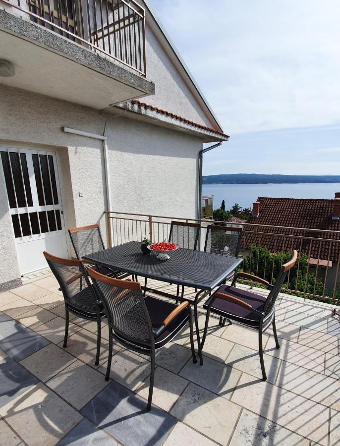 Seaview Apartment With Balcony And Terrace Barac Crikvenica Exterior foto